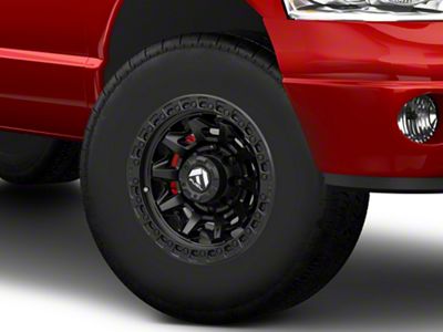 Fuel Wheels Covert Matte Black 8-Lug Wheel; 17x9; 1mm Offset (03-09 RAM 3500 SRW)