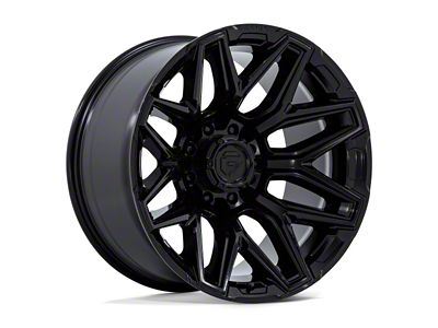 Fuel Wheels Flux Gloss Black 8-Lug Wheel; 20x9; 1mm Offset (03-09 RAM 3500 SRW)