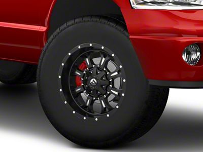 Fuel Wheels Krank Matte Black Milled 8-Lug Wheel; 17x9; 20mm Offset (03-09 RAM 3500 SRW)