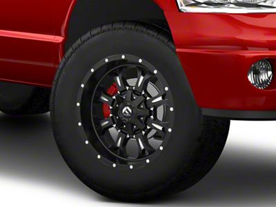 Fuel Wheels Krank Matte Black Milled 8-Lug Wheel; 18x9; 1mm Offset (03-09 RAM 3500 SRW)