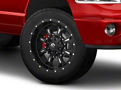 Fuel Wheels Krank Matte Black Milled 8-Lug Wheel; 20x9; 1mm Offset (03-09 RAM 3500 SRW)