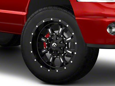 Fuel Wheels Krank Matte Black Milled 8-Lug Wheel; 20x9; 20mm Offset (03-09 RAM 3500 SRW)