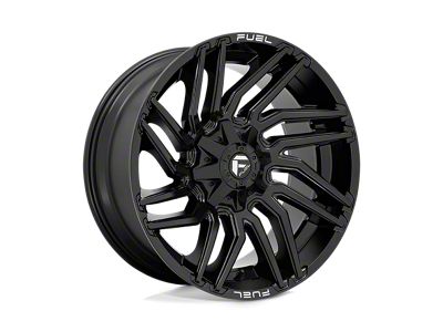 Fuel Wheels Rage Gloss Black Milled 8-Lug Wheel; 20x10; -18mm Offset (03-09 RAM 3500 SRW)