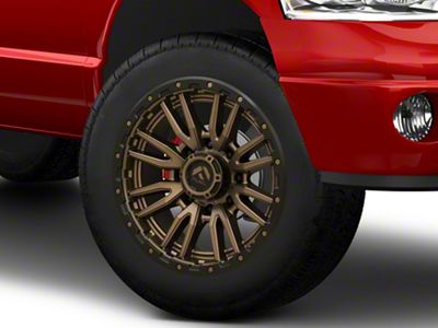 Fuel Wheels Rebel Matte Bronze 8-Lug Wheel; 20x9; 1mm Offset (03-09 RAM 3500 SRW)