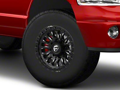 Fuel Wheels Rincon Gloss Black Milled 8-Lug Wheel; 17x9; -12mm Offset (03-09 RAM 3500 SRW)