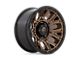 Fuel Wheels Traction Matte Bronze with Black Ring 8-Lug Wheel; 20x10; -18mm Offset (03-09 RAM 3500 SRW)