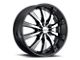 Fuel Wheels Traction Matte Gunmetal with Black Ring 8-Lug Wheel; 20x10; -18mm Offset (03-09 RAM 3500 SRW)