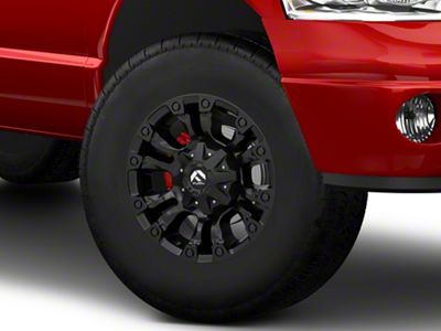 Fuel Wheels Vapor Matte Black 8-Lug Wheel; 17x9; -12mm Offset (03-09 RAM 3500 SRW)