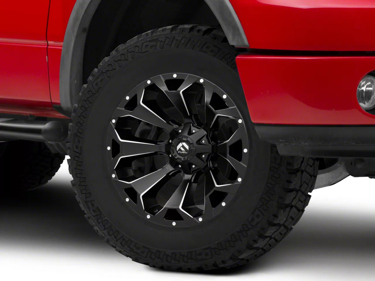 Fuel Wheels F150 Assault Matte Black Milled 6Lug Wheel; 18x9; 19mm