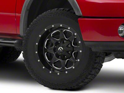 Fuel Wheels Boost Matte Black Milled 6-Lug Wheel; 18x9; 20mm Offset (04-08 F-150)