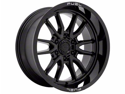 Fuel Wheels Clash Gloss Black 6-Lug Wheel; 17x9; -12mm Offset (04-08 F-150)