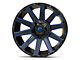 Fuel Wheels Contra Gloss Black with Blue Tinted Clear 6-Lug Wheel; 20x9; 2mm Offset (04-08 F-150)