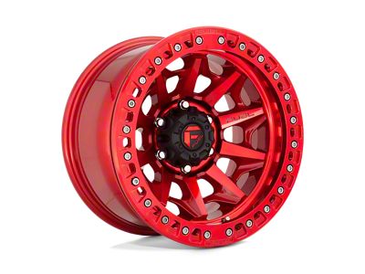 Fuel Wheels Covert Beadlock Candy Red 6-Lug Wheel; 17x9; -15mm Offset (04-08 F-150)