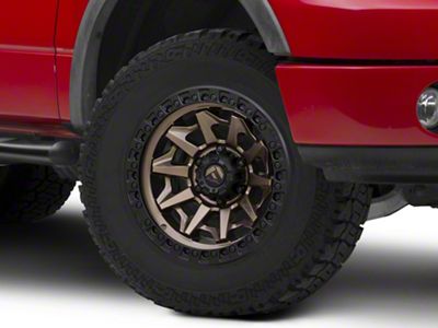 Fuel Wheels Covert Matte Bronze with Black Bead Ring 6-Lug Wheel; 18x9; 20mm Offset (04-08 F-150)