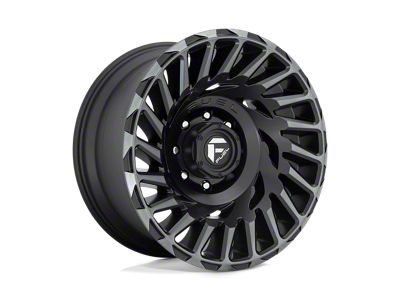 Fuel Wheels Cyclone Matte Machined Double Dark Tint 6-Lug Wheel; 18x9; -12mm Offset (04-08 F-150)