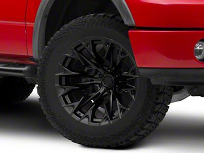 Fuel Wheels Flame Blackout 6-Lug Wheel; 20x10; -18mm Offset (04-08 F-150)