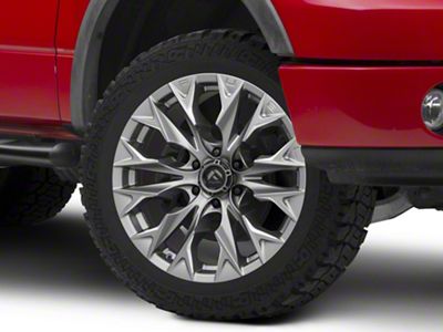 Fuel Wheels Flame Platinum 6-Lug Wheel; 22x12; -44mm Offset (04-08 F-150)