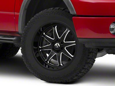 Fuel Wheels Hammer Gloss Black Milled 6-Lug Wheel; 20x9; 1mm Offset (04-08 F-150)