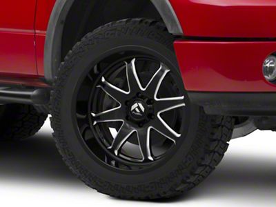 Fuel Wheels Hammer Gloss Black Milled 6-Lug Wheel; 22x10; -18mm Offset (04-08 F-150)