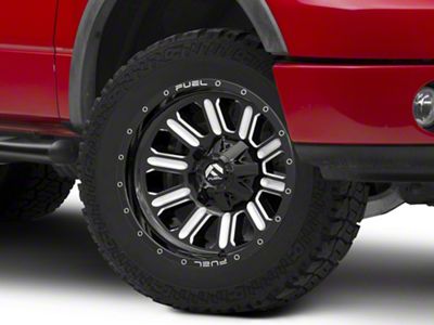 Fuel Wheels Hardline Gloss Black Milled 6-Lug Wheel; 20x10; -19mm Offset (04-08 F-150)