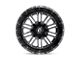 Fuel Wheels Hardline Gloss Black Milled 6-Lug Wheel; 20x9; 20mm Offset (04-08 F-150)
