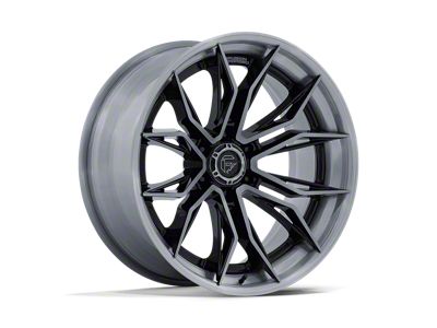 Fuel Wheels Mutiny Gloss Black Brushed Dark Tint 6-Lug Wheel; 20x10; -18mm Offset (04-08 F-150)