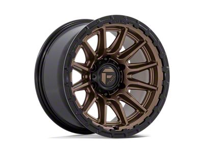 Fuel Wheels Piston Matte Bronze with Gloss Black Lip 6-Lug Wheel; 22x9.5; 20mm Offset (04-08 F-150)