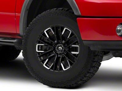 Fuel Wheels Rebar Gloss Black Milled 6-Lug Wheel; 17x9; 1mm Offset (04-08 F-150)