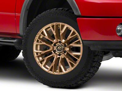 Fuel Wheels Rebar Platinum Bronze Milled 6-Lug Wheel; 20x10; -18mm Offset (04-08 F-150)