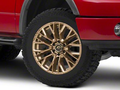 Fuel Wheels Rebar Platinum Bronze Milled 6-Lug Wheel; 20x9; 1mm Offset (04-08 F-150)
