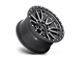 Fuel Wheels Rebel Matte Gunmetal with Black Bead Ring 6-Lug Wheel; 22x12; -44mm Offset (04-08 F-150)