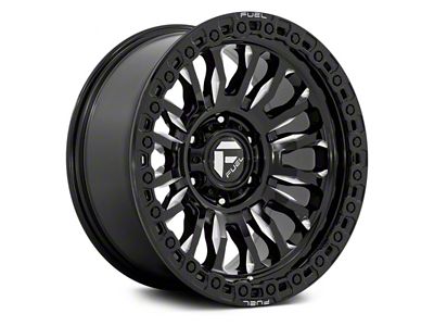 Fuel Wheels Rincon Gloss Black Milled 6-Lug Wheel; 20x9; 1mm Offset (04-08 F-150)