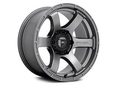 Fuel Wheels Rush Matte Gunmetal 6-Lug Wheel; 18x9; 1mm Offset (04-08 F-150)