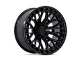 Fuel Wheels Sigma Blackout with Gloss Black Lip 6-Lug Wheel; 17x9; 1mm Offset (04-08 F-150)