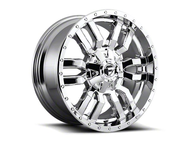 Fuel Wheels Sledge Chrome 6-Lug Wheel; 20x9; 20mm Offset (04-08 F-150)