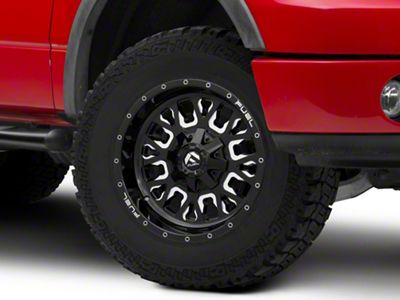 Fuel Wheels Stroke Gloss Black Milled 6-Lug Wheel; 18x9; 1mm Offset (04-08 F-150)