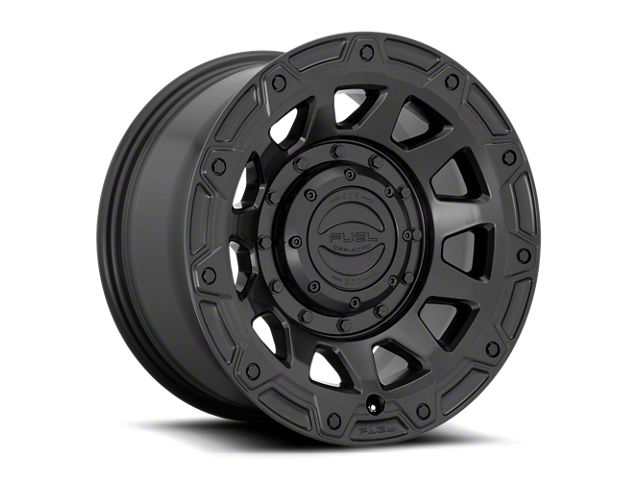 Fuel Wheels Tracker Satin Black 6-Lug Wheel; 17x9; -12mm Offset (04-08 F-150)