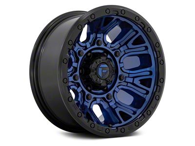 Fuel Wheels Traction Dark Blue with Black Ring 6-Lug Wheel; 20x9; 1mm Offset (04-08 F-150)