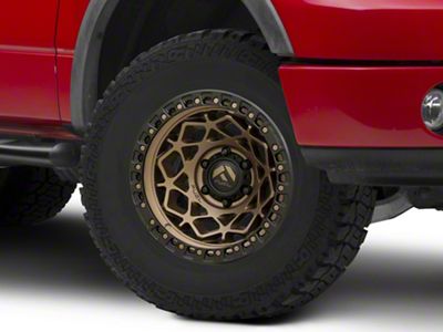 Fuel Wheels Unit Bronze with Matte Black Ring 6-Lug Wheel; 17x9; 1mm Offset (04-08 F-150)