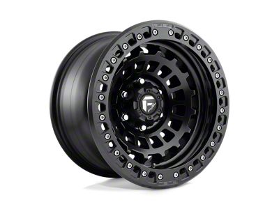 Fuel Wheels Zephyr Beadlock Matte Black 6-Lug Wheel; 17x9; -15mm Offset (04-08 F-150)