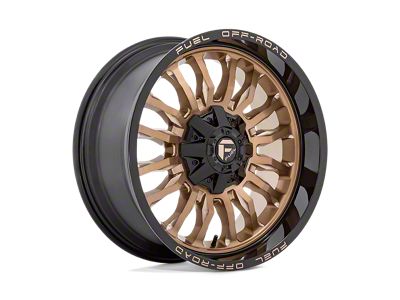 Fuel Wheels Arc Platinum Bronze with Black Lip 6-Lug Wheel; 22x12; -44mm Offset (07-13 Sierra 1500)