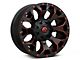 Fuel Wheels Assault Matte Black Red Milled 6-Lug Wheel; 17x9; 2mm Offset (07-13 Sierra 1500)
