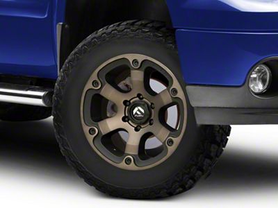 Fuel Wheels Beast Matte Black Double Dark Tint 6-Lug Wheel; 17x10; -18mm Offset (07-13 Sierra 1500)