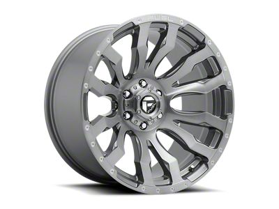 Fuel Wheels Blitz Brushed Gunmetal 6-Lug Wheel; 18x9; 1mm Offset (07-13 Sierra 1500)