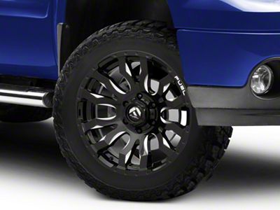 Fuel Wheels Blitz Gloss Black Milled 6-Lug Wheel; 20x10; -18mm Offset (07-13 Sierra 1500)