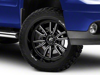 Fuel Wheels Clash Gloss Black Milled 6-Lug Wheel; 22x10; -18mm Offset (07-13 Sierra 1500)