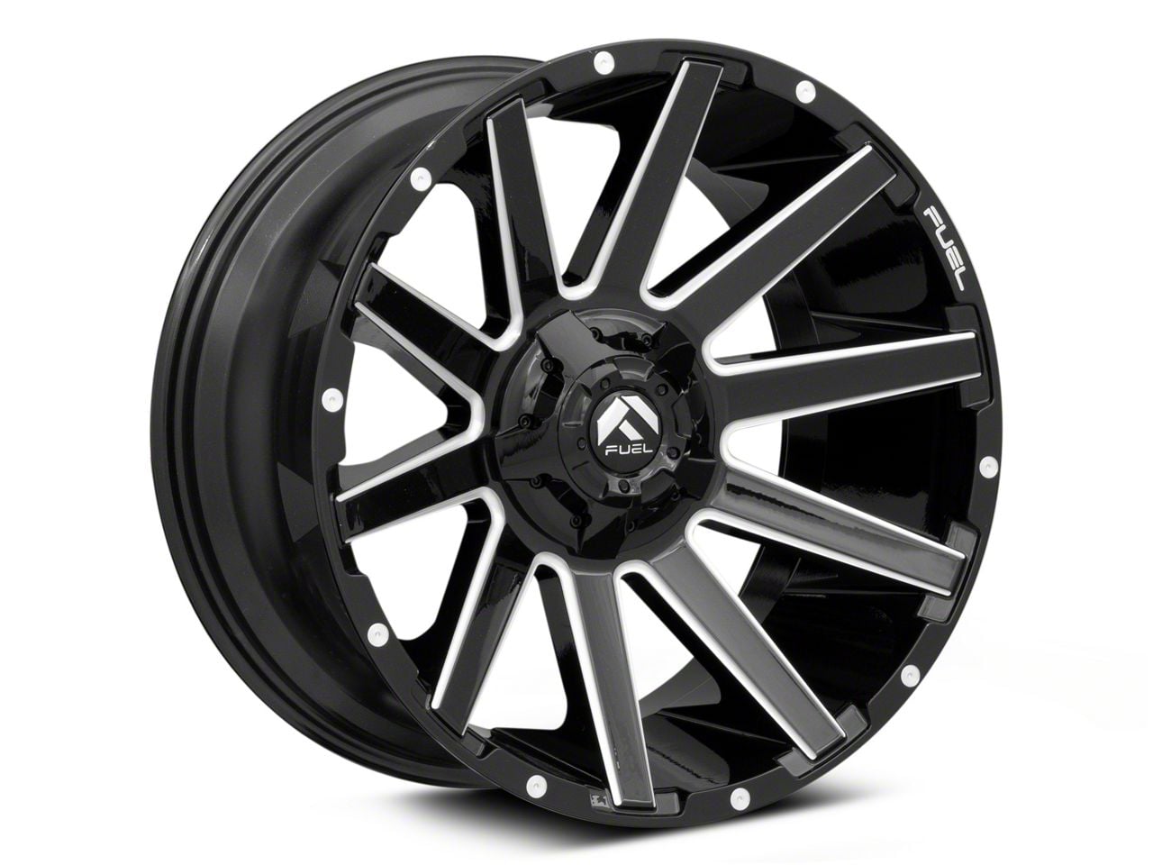 Fuel Wheels Sierra 1500 Contra Gloss Black Milled 6-Lug Wheel 