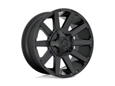 Fuel Wheels Contra Satin Black 6-Lug Wheel; 18x9; -12mm Offset (07-13 Sierra 1500)