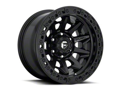 Fuel Wheels Covert Beadlock Matte Black 6-Lug Wheel; 17x9; -15mm Offset (07-13 Sierra 1500)