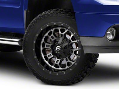 Fuel Wheels Crush Gloss Machined Double Dark Tint 6-Lug Wheel; 20x10; -19mm Offset (07-13 Sierra 1500)